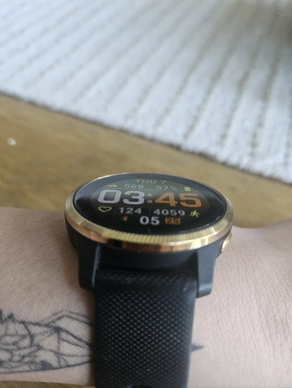 Garmin Venu 2 Smartwatch - Black & Gold Bezel - 45mm GPS Fitness Tracker - Picture 2 of 8